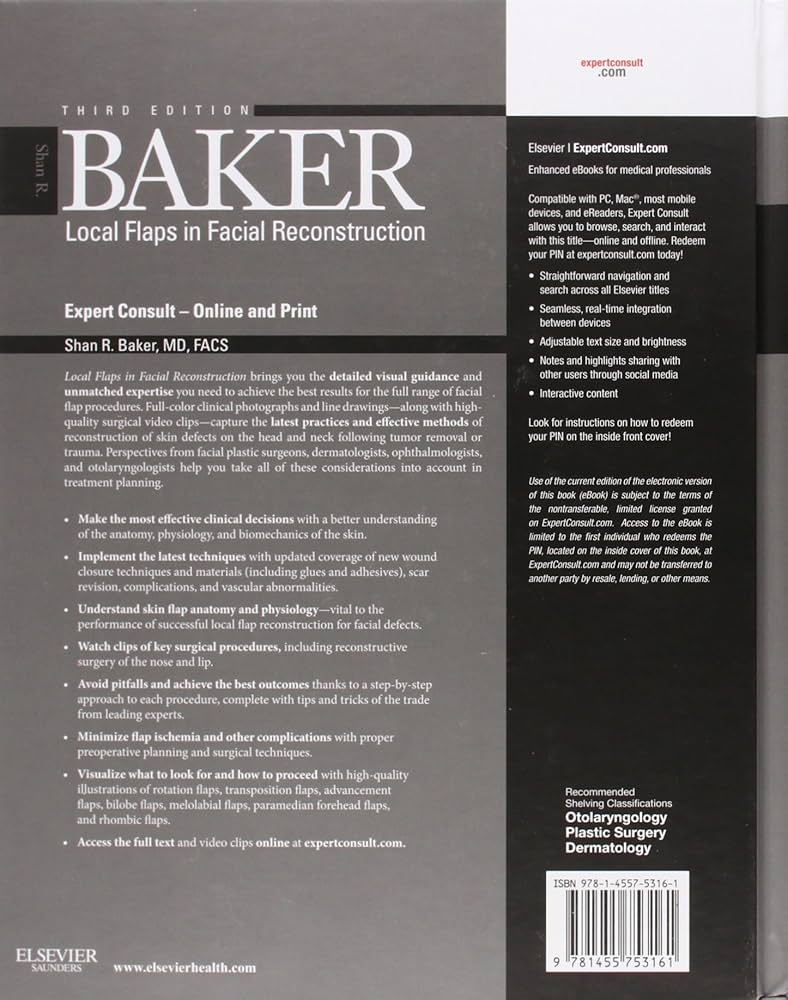 Local Flaps in Facial Reconstruction: Baker MD, Shan R